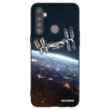 Picasee Realme 5 Hülle - Schwarzes Silikon - Station