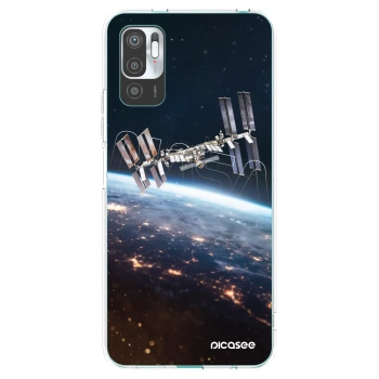 Picasee Xiaomi Redmi Note 10 5G Hülle - Transparentes Silikon - Station
