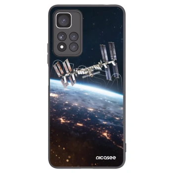 Picasee Xiaomi Redmi Note 11 Pro+ 5G Hülle - Schwarzes Silikon - Station