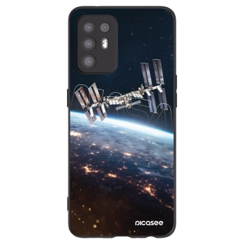 Picasee OPPO A94 5G Hülle - Schwarzes Silikon - Station