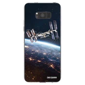 Picasee Samsung Galaxy S8 G950F Hülle - Transparentes Silikon - Station