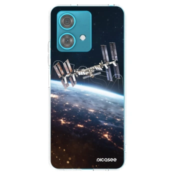 Picasee Motorola Edge 40 Neo Hülle - Transparentes Silikon - Station