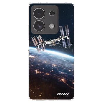 Picasee Xiaomi Redmi Note 13 4G Hülle - Transparentes Silikon - Station