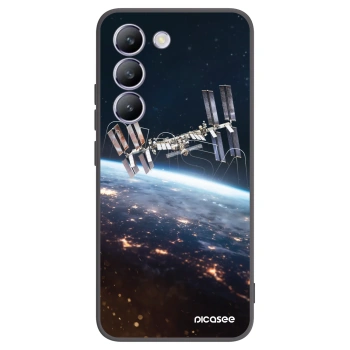 Picasee Vivo V40 SE 5G Hülle - Schwarzes Silikon - Station