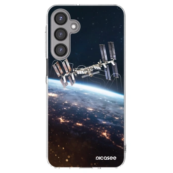 Picasee Samsung Galaxy A16 5G Hülle - Transparentes Silikon - Station