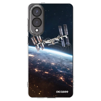 Picasee Samsung Galaxy S25 Edge 5G Hülle - Transparentes Silikon - Station