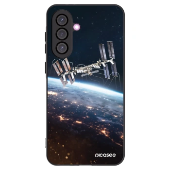 Picasee Samsung Galaxy A56 5G A566B Hülle - Schwarzes Silikon - Station