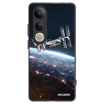 Picasee Vivo V50 Lite 5G Hülle - Schwarzes Silikon - Station