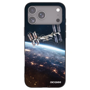 Picasee Apple iPhone 17 Pro Max Hülle - Schwarzes Silikon - Station