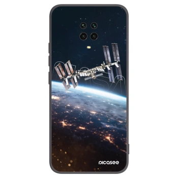 Picasee Xiaomi Redmi Note 9 Pro Hülle - Schwarzes Silikon - Station