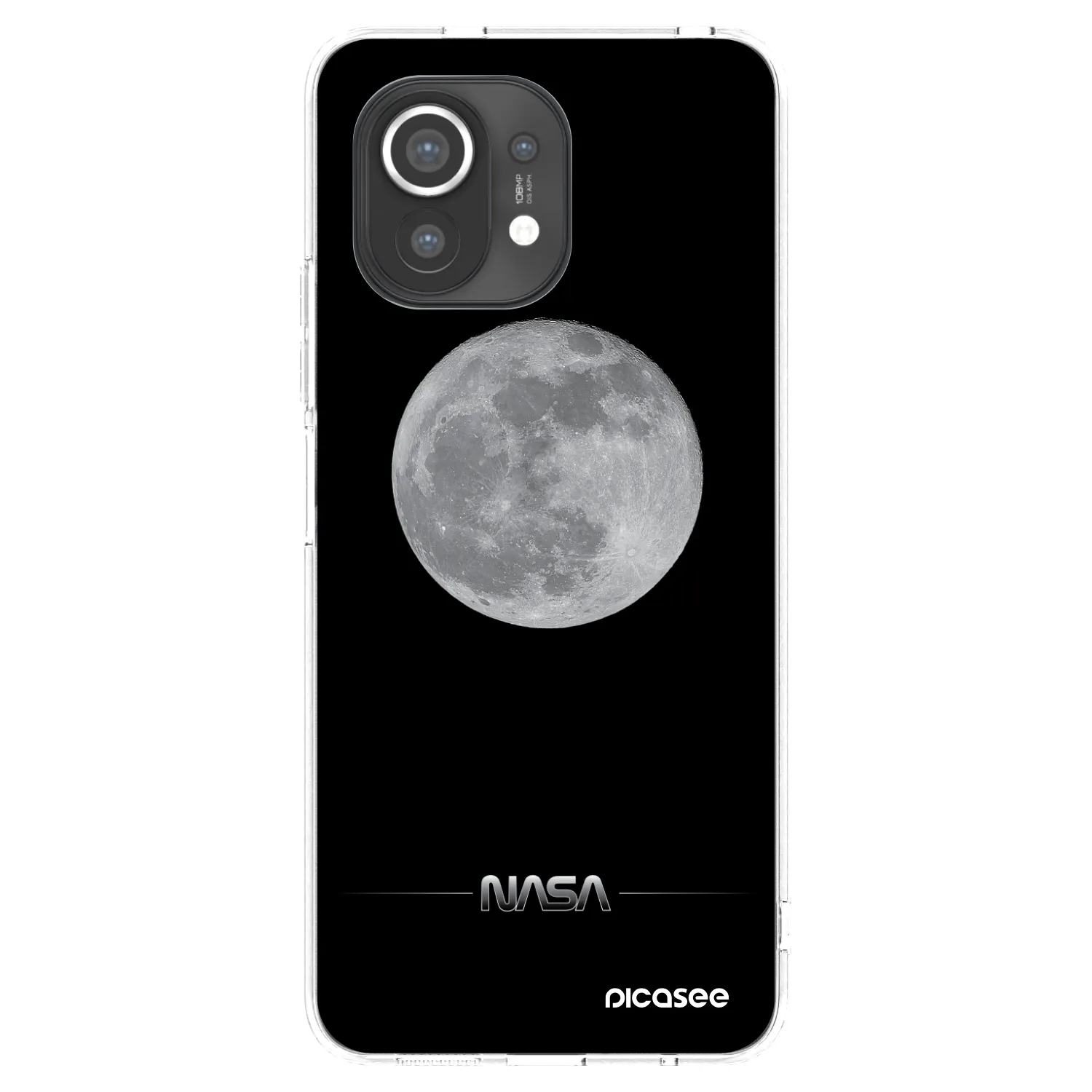 Picasee Xiaomi Mi 11 Hülle - Transparentes Silikon - Moon Minimal