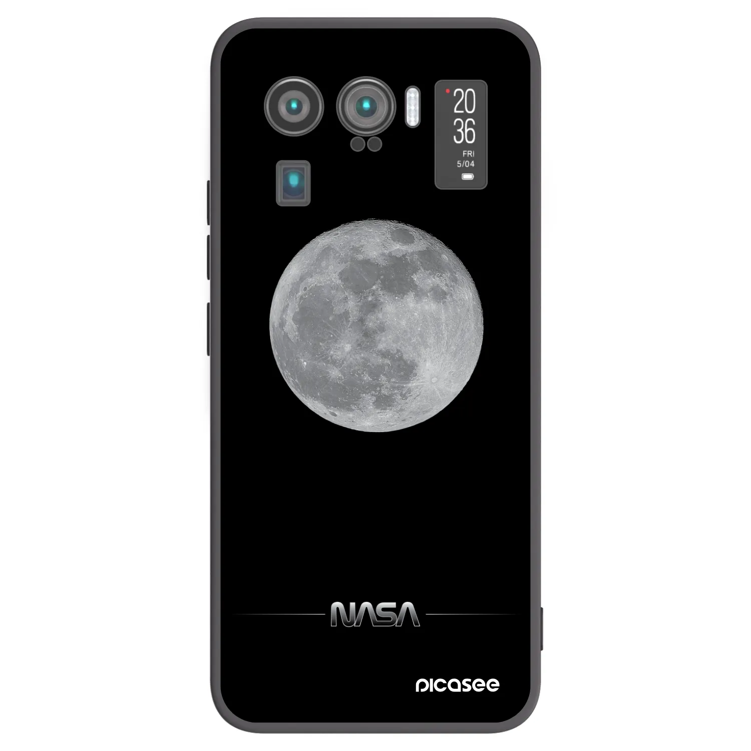 Picasee Xiaomi Mi 11 Ultra Hülle - Schwarzes Silikon - Moon Minimal