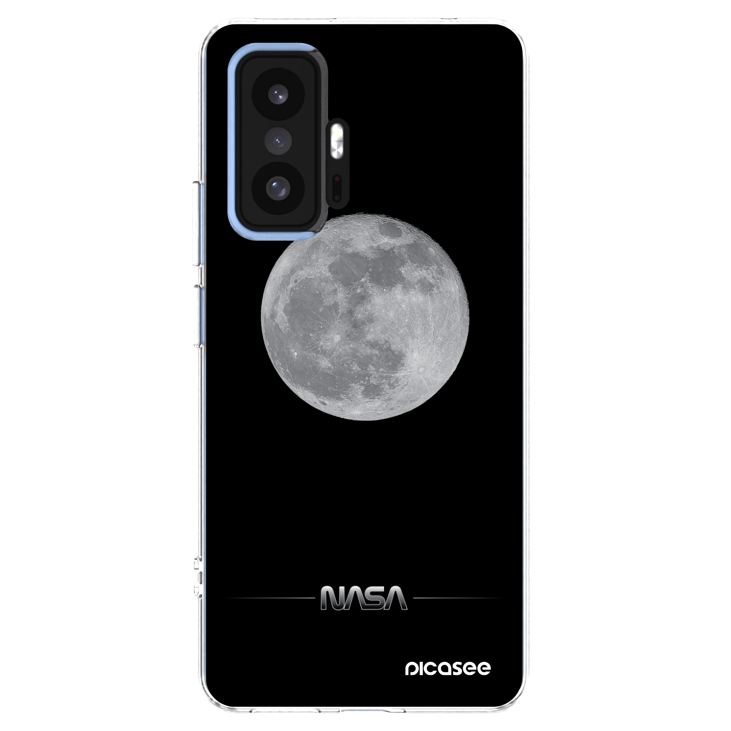 Picasee Xiaomi 11T Pro Hülle - Transparentes Silikon - Moon Minimal