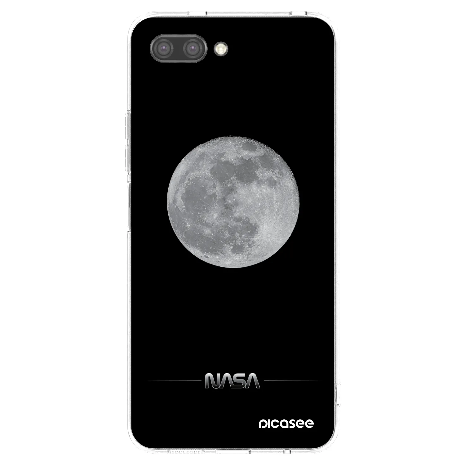 Picasee Honor 10 Hülle - Transparentes Silikon - Moon Minimal
