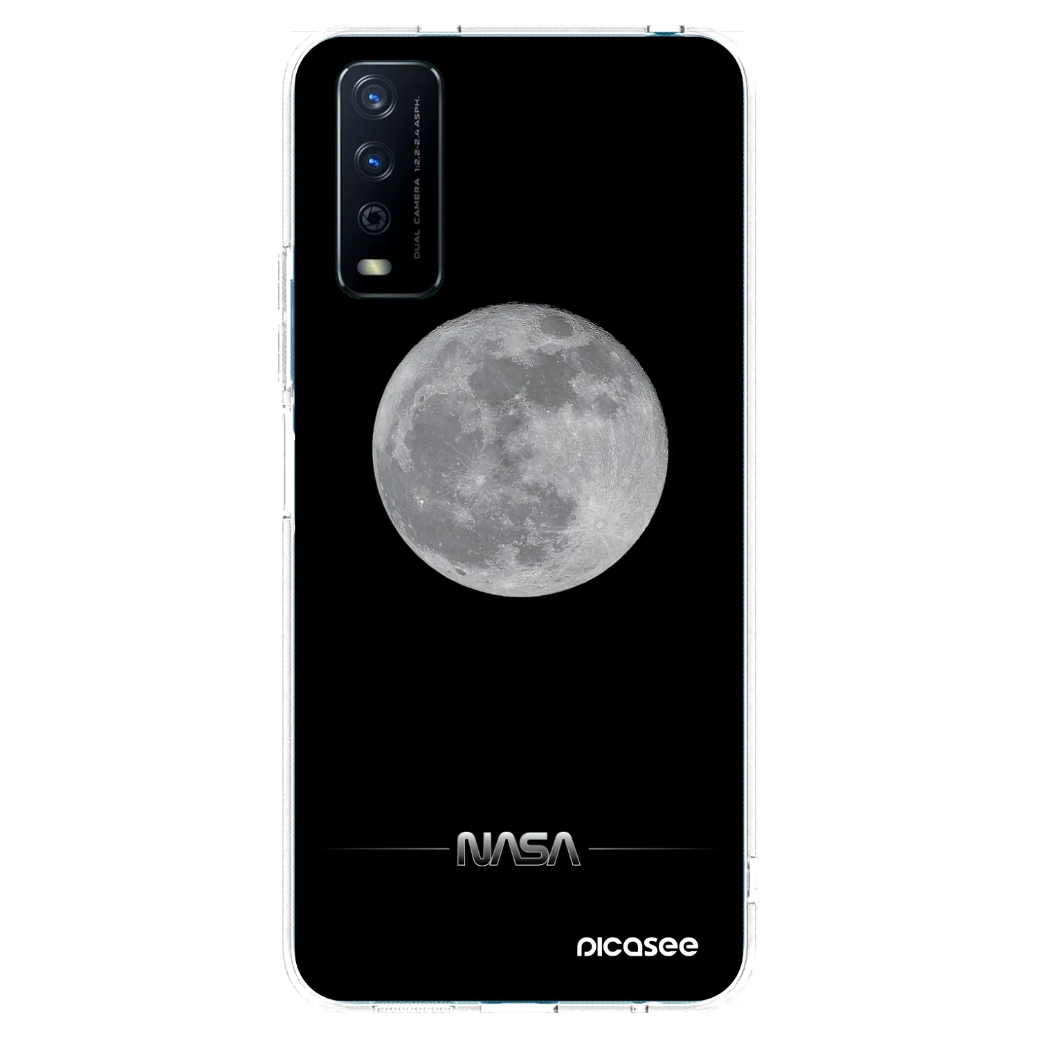 Picasee Vivo Y11s Hülle - Transparentes Silikon - Moon Minimal