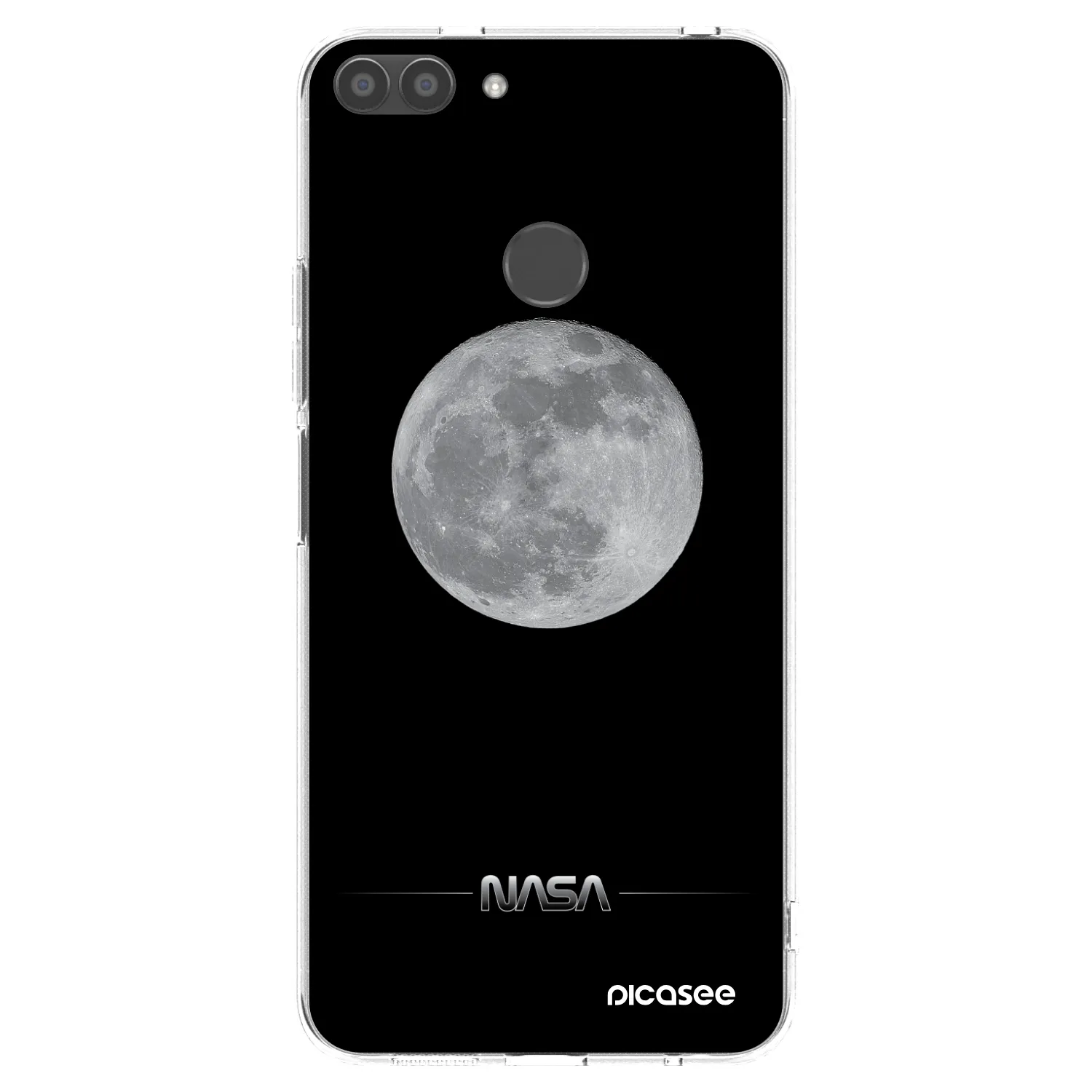 Picasee Huawei P Smart Hülle - Transparentes Silikon - Moon Minimal