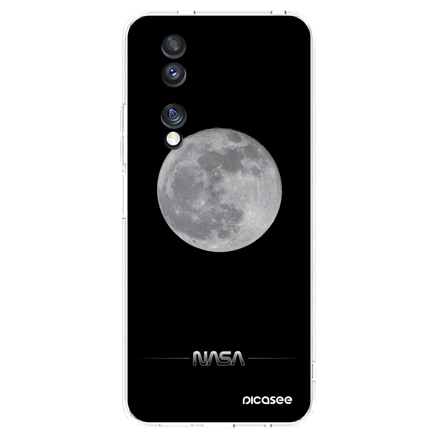 Picasee Honor 70 Hülle - Transparentes Silikon - Moon Minimal