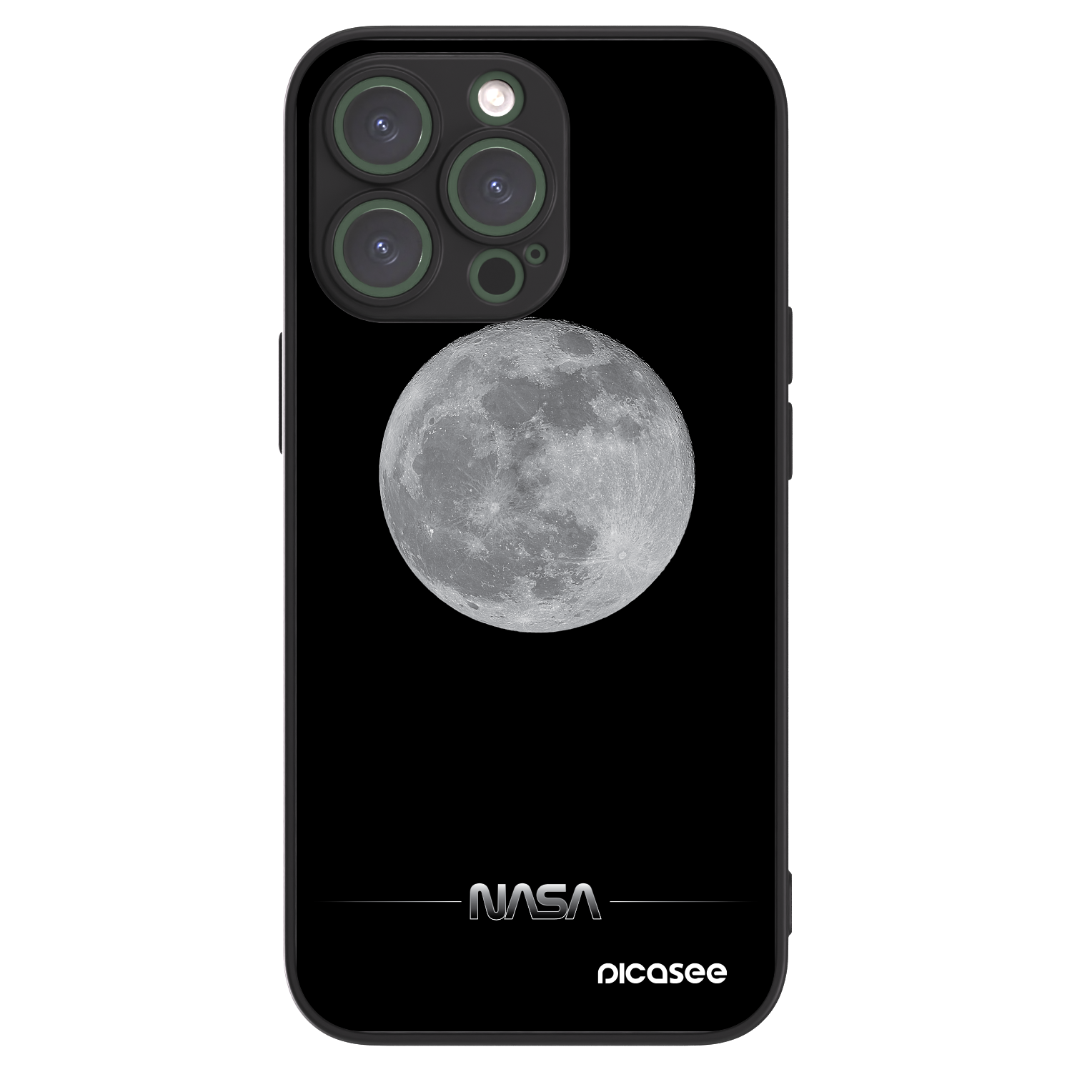 Picasee ULTIMATE CASE MagSafe für Apple iPhone 13 Pro - Moon Minimal
