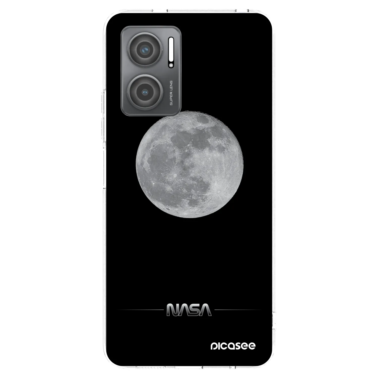 Picasee Xiaomi Redmi 10 5G Hülle - Transparentes Silikon - Moon Minimal