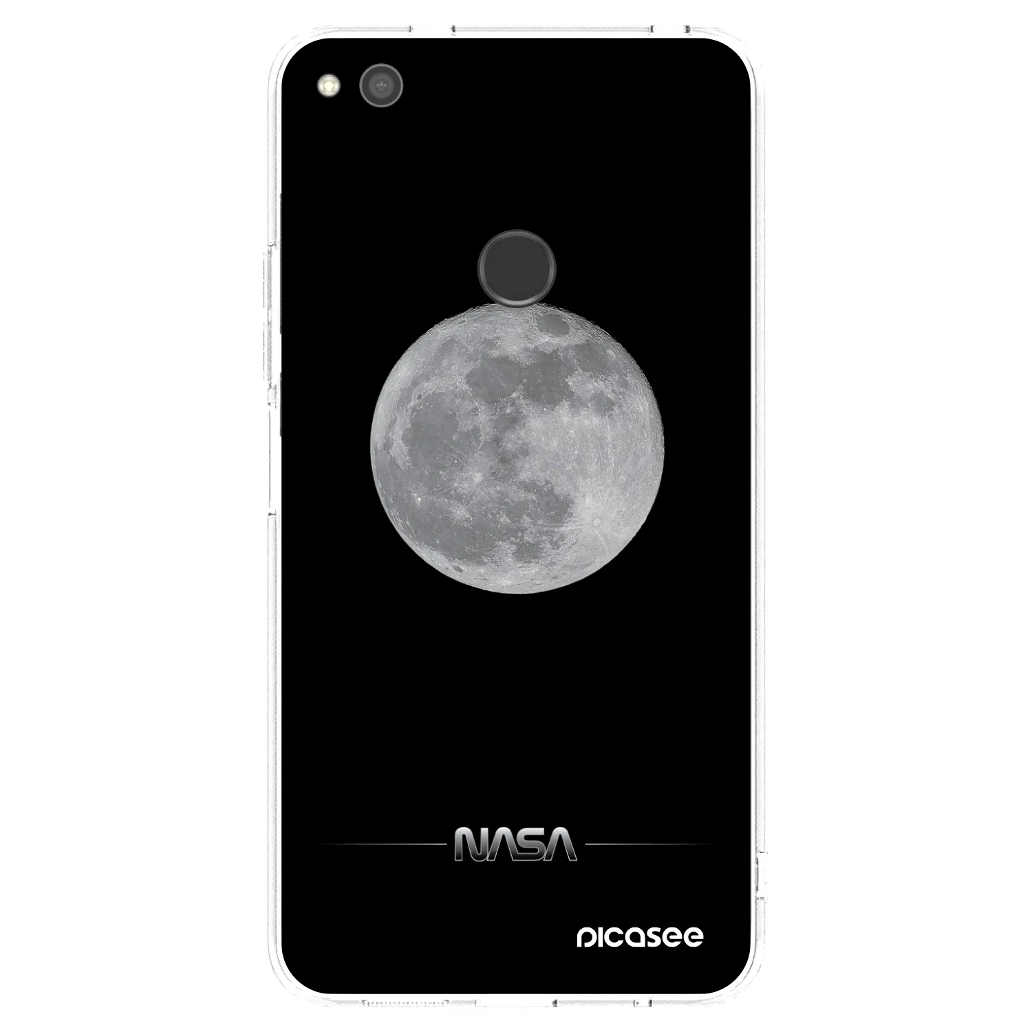 Picasee Huawei P9 Lite 2017 Hülle - Transparentes Silikon - Moon Minimal