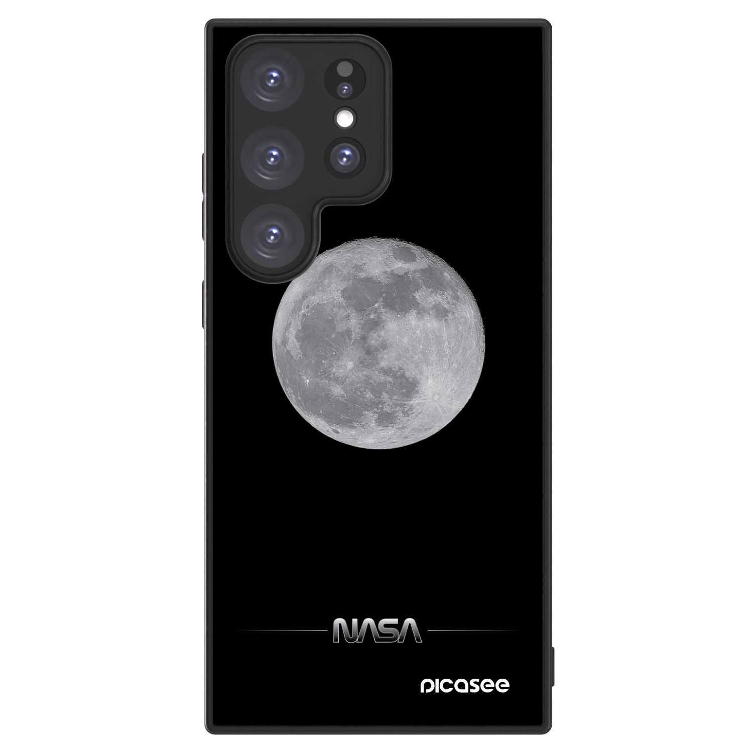 Picasee ULTIMATE CASE PowerShare für Samsung Galaxy S23 Ultra 5G - Moon Minimal
