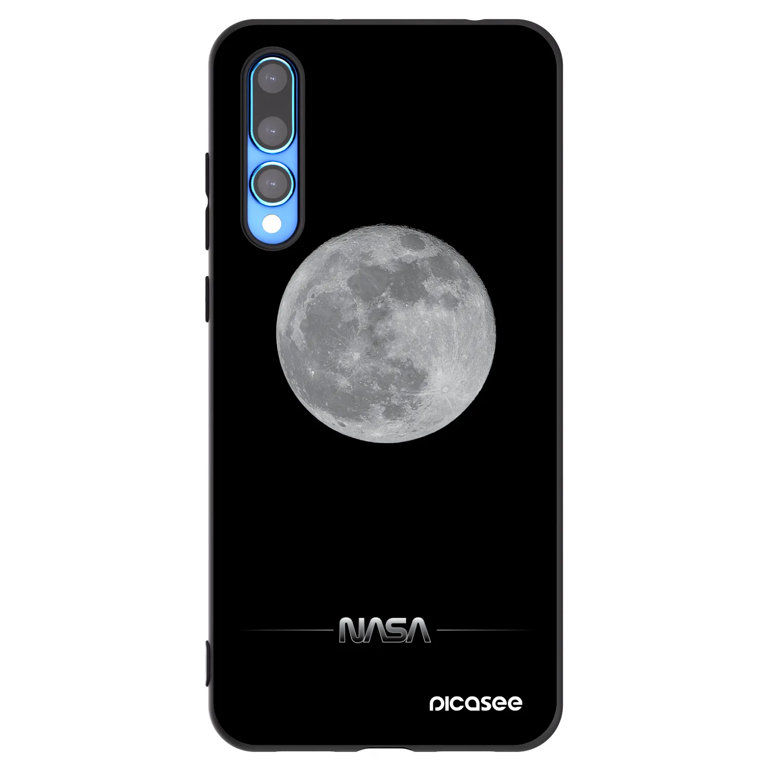 Picasee Huawei P20 Pro Hülle - Schwarzes Silikon - Moon Minimal