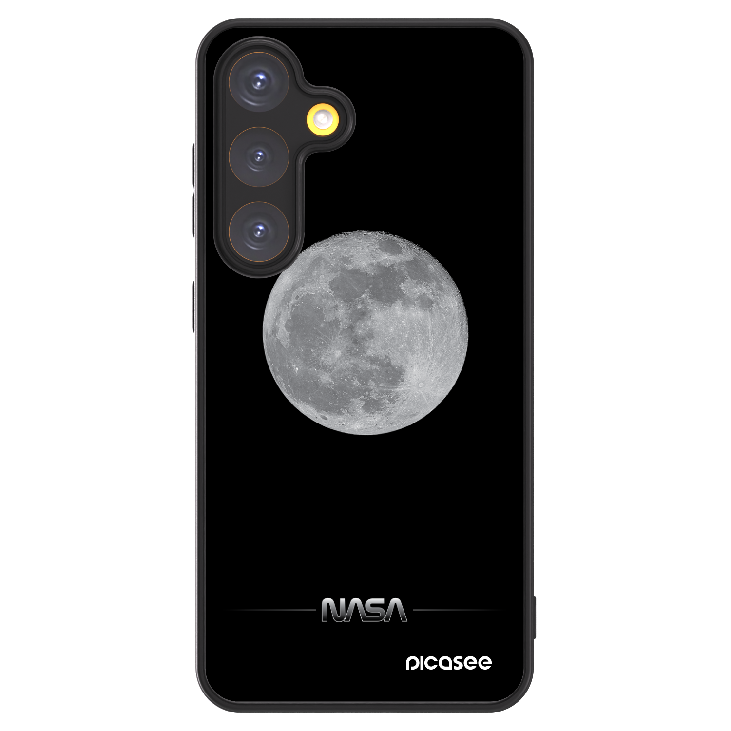 Picasee ULTIMATE CASE PowerShare für Samsung Galaxy S24 S921B 5G - Moon Minimal