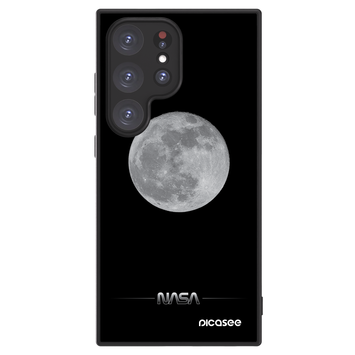 Picasee ULTIMATE CASE PowerShare für Samsung Galaxy S24 Ultra S928B 5G - Moon Minimal