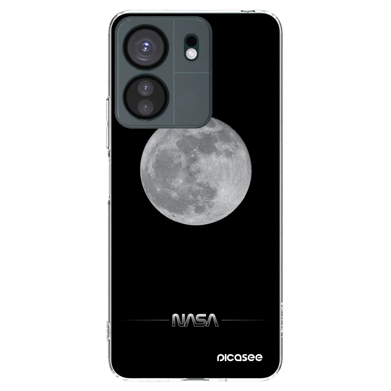Picasee Xiaomi Redmi 13C 4G Hülle - Transparentes Silikon - Moon Minimal