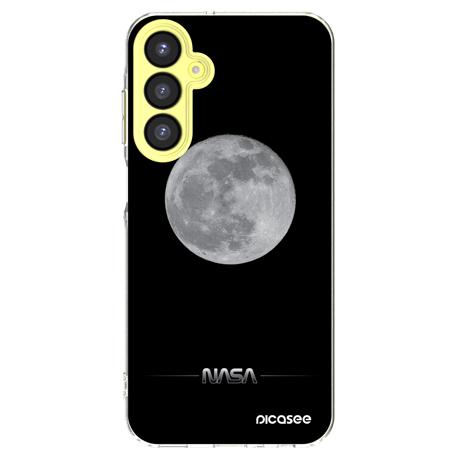 Picasee Samsung Galaxy A25 A256B 5G Hülle - Transparentes Silikon - Moon Minimal