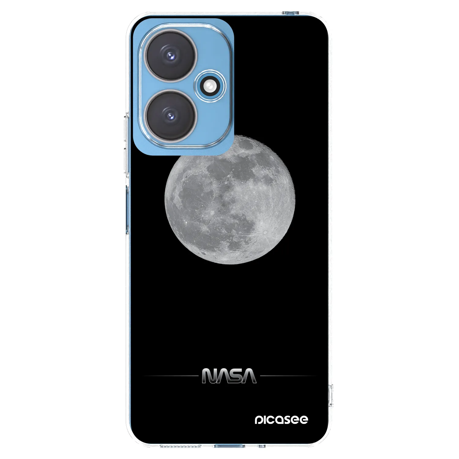 Picasee Xiaomi Redmi 13C 5G Hülle - Transparentes Silikon - Moon Minimal