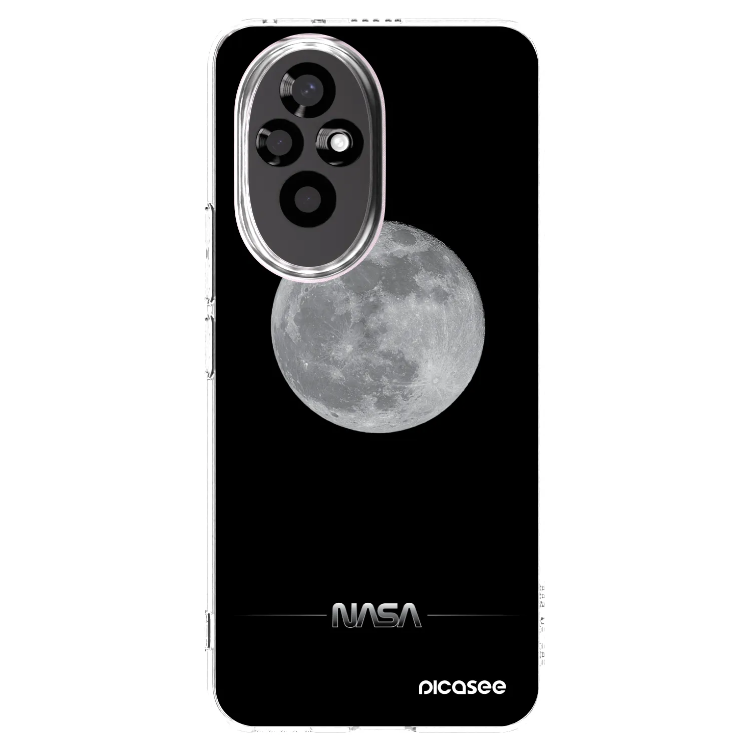Picasee Honor 200 5G Hülle - Transparentes Silikon - Moon Minimal