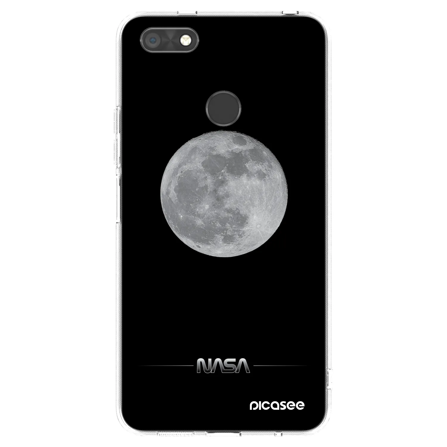 Picasee Huawei P9 Lite Mini Hülle - Transparentes Silikon - Moon Minimal