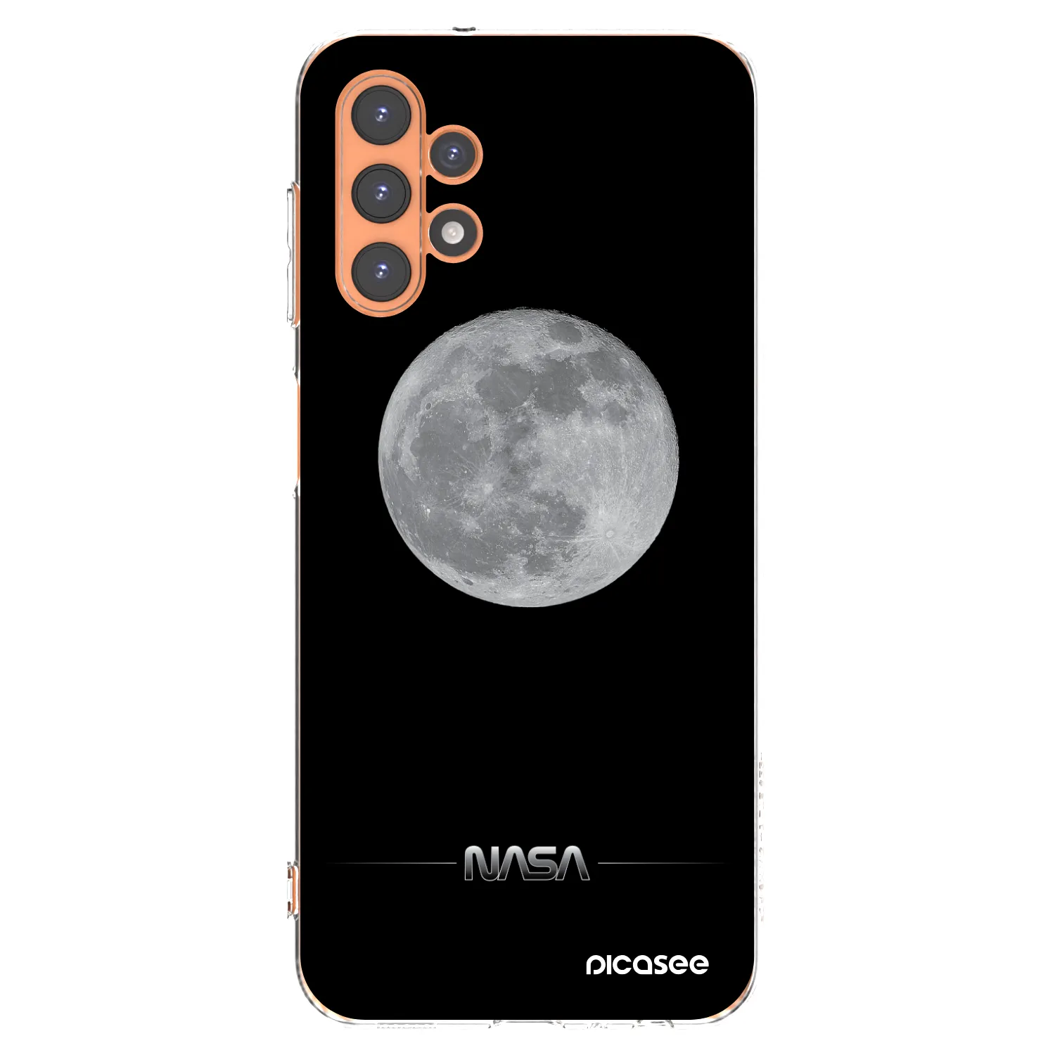 Picasee Samsung Galaxy A13 5G Hülle - Transparentes Silikon - Moon Minimal