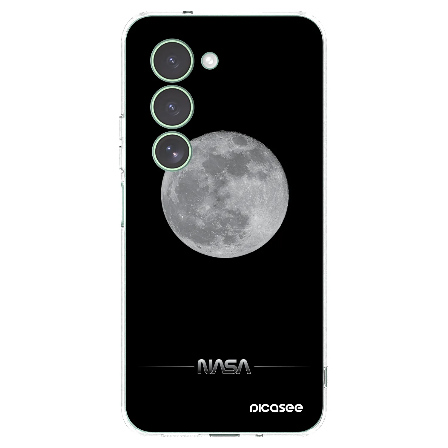 Picasee Xiaomi Redmi 15 5G Hülle - Transparentes Silikon - Moon Minimal