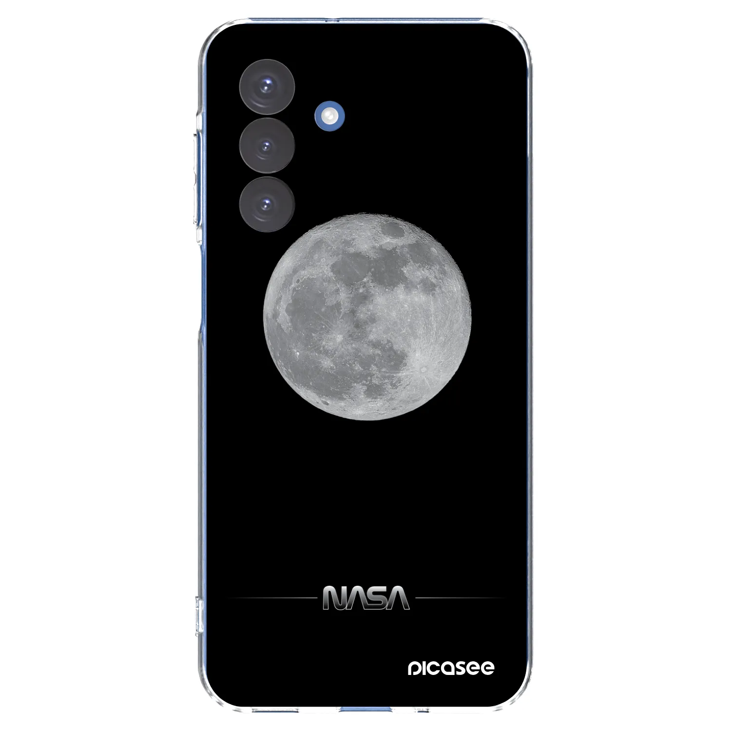 Picasee Samsung Galaxy A17 5G Hülle - Transparentes Silikon - Moon Minimal
