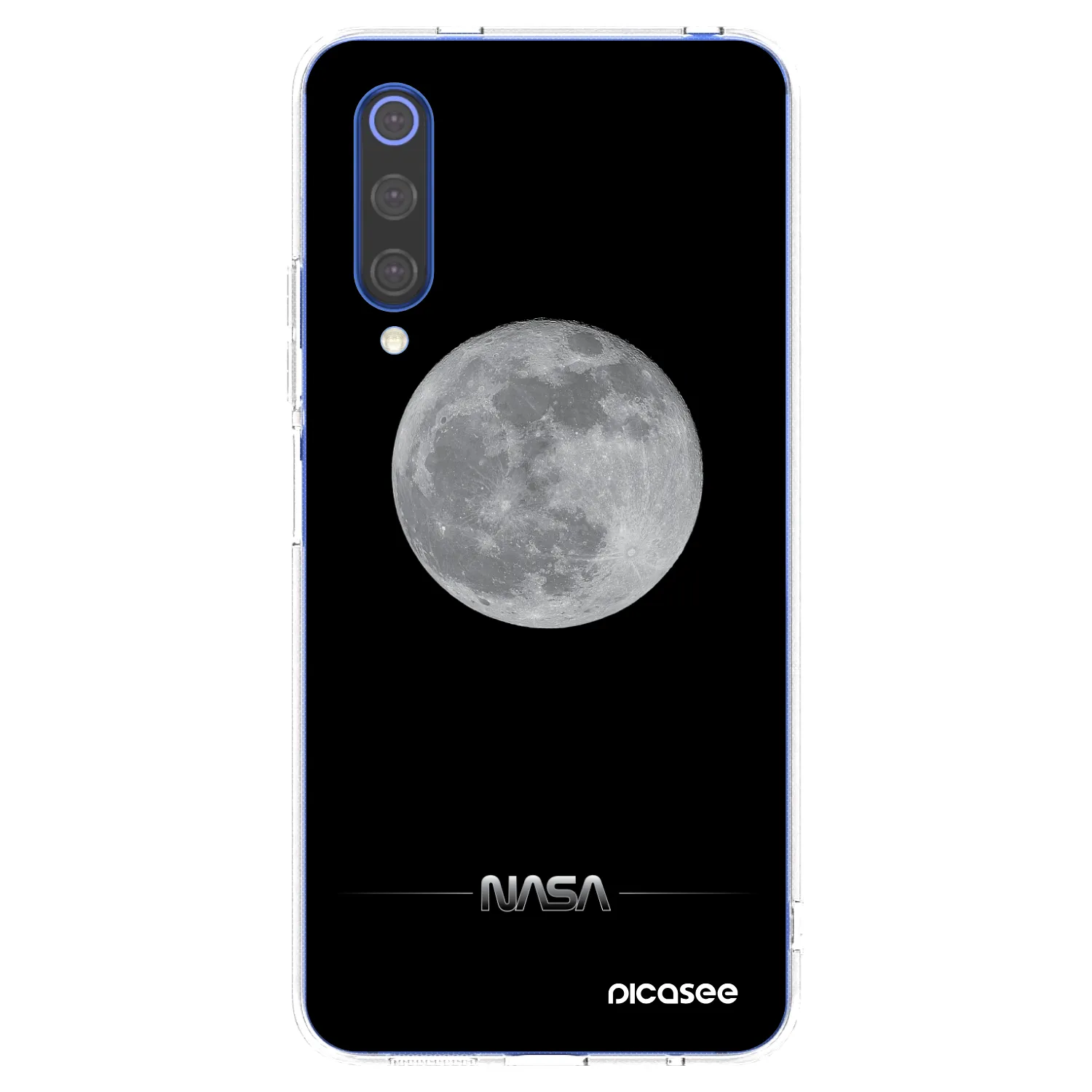 Picasee Xiaomi Mi 9 SE Hülle - Transparentes Silikon - Moon Minimal