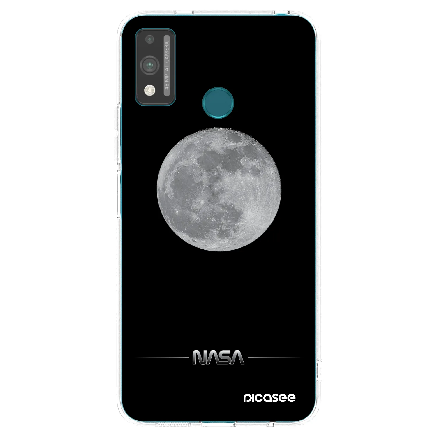 Picasee Honor 9X Lite Hülle - Transparentes Silikon - Moon Minimal
