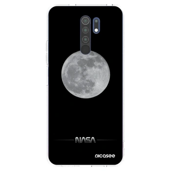 Picasee Xiaomi Redmi 9 Hülle - Transparentes Silikon - Moon Minimal