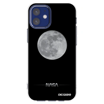 Picasee Apple iPhone 12 mini Hülle - Transparentes Silikon - Moon Minimal