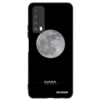 Picasee Huawei P Smart 2021 Hülle - Schwarzes Silikon - Moon Minimal