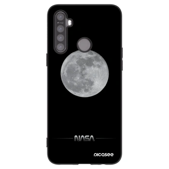Picasee Realme 6i Hülle - Schwarzes Silikon - Moon Minimal