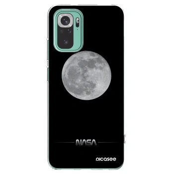 Picasee Xiaomi Redmi Note 10 Pro Hülle - Transparentes Silikon - Moon Minimal