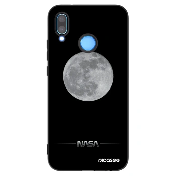 Picasee Huawei P20 Lite Hülle - Schwarzes Silikon - Moon Minimal