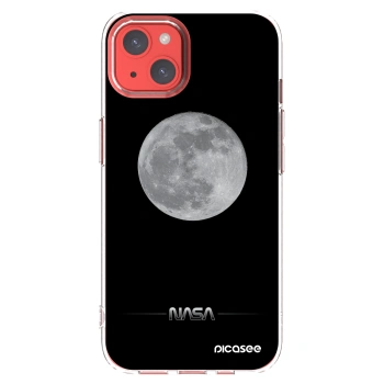 Picasee Apple iPhone 13 Hülle - Transparentes Silikon - Moon Minimal