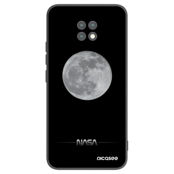 Picasee Xiaomi Redmi Note 9T Hülle - Schwarzes Silikon - Moon Minimal