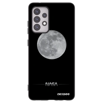 Picasee Samsung Galaxy A52s 5G A528B Hülle - Schwarzes Silikon - Moon Minimal