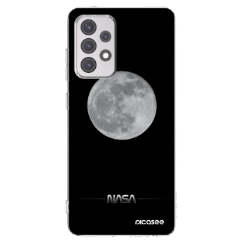 Picasee Samsung Galaxy A52s 5G A528B Hülle - Transparentes Silikon - Moon Minimal