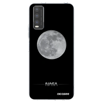 Picasee Vivo Y20s Hülle - Transparentes Silikon - Moon Minimal