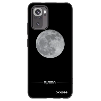 Picasee Xiaomi Redmi Note 11S 4G Hülle - Schwarzes Silikon - Moon Minimal